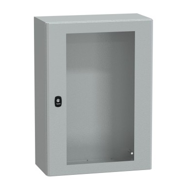 NSYS3D7525T - Seinale paigaldatav teraskapp, Spacial S3D, läbipaistev uks, ilma paigaldusplaadita, 700x500x250mm, IP66, IK08 - Schneider Electric - Seinale paigaldatav teraskapp, Spacial S3D, läbipaistev uks, ilma paigaldusplaadita, 700x500x250mm, IP66, IK08 - Schneider Electric - 0