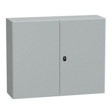 NSYS3D81030D - Seinale paigaldatav teraskapp, Spacial S3D, kahekordne tavaline uks, ilma paigaldusplaadita, 800x1000x300mm, IP55, IK10 - Schneider Electric - Seinale paigaldatav teraskapp, Spacial S3D, kahekordne tavaline uks, ilma paigaldusplaadita, 800x1000x300mm, IP55, IK10 - Schneider Electric - 0