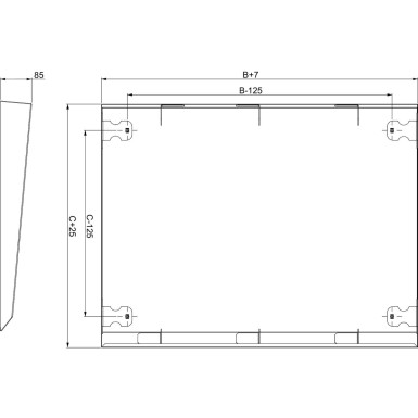 NSYSC1240 - Spacial SF/SM varikatused 1200x400 mm - Schneider Electric - Spacial SF/SM varikatused 1200x400 mm - Schneider Electric - 0