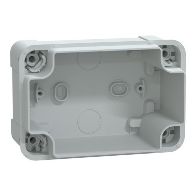 NSYTBS1397 - ABS-karp IP66 IK07 RAL7035 Int.H125W80D65 Ext.H138W93D72 läbipaistmatu kate H20 - Schneider Electric - ABS-karp IP66 IK07 RAL7035 Int.H125W80D65 Ext.H138W93D72 läbipaistmatu kate H20 - Schneider Electric - 1