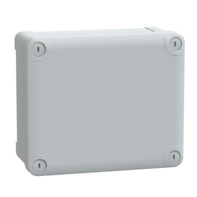 NSYTBS19168 - ABS-karp IP66 IK07 RAL7035 Int.H175W150D80 Ext.H193W164D87 läbipaistmatu kate H20 - Schneider Electric - ABS-karp IP66 IK07 RAL7035 Int.H175W150D80 Ext.H193W164D87 läbipaistmatu kate H20 - Schneider Electric - 0