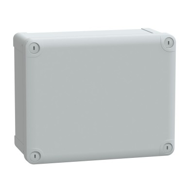 NSYTBS241910 - ABS-karp IP66 IK07 RAL7035 Int.H225W175D100 Ext.H241W191D128 läbipaistmatu kate H20 - Schneider Electric - ABS-karp IP66 IK07 RAL7035 Int.H225W175D100 Ext.H241W191D128 läbipaistmatu kate H20 - Schneider Electric - 0