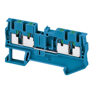 NSYTRP24BL - Klemmiplokk, Linergy TR, push-in-tüüpi, läbivool, 4 punkti, 2,5mmІ, sinine, 50 tk. - Schneider Electric - Klemmiplokk, Linergy TR, push-in-tüüpi, läbivool, 4 punkti, 2,5mmІ, sinine, 50 tk. - Schneider Electric - 0