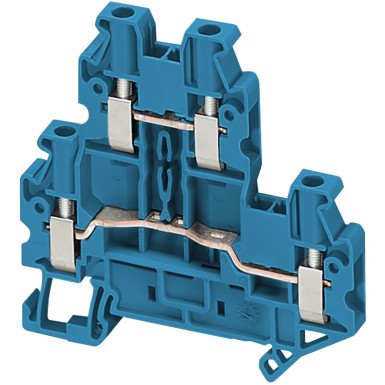 NSYTRV24DBL - KRUVIKLEMM, TOPELT TASAND, 4 PUNKTI, 2,5MMІ , SININE - Schneider Electric - KRUVIKLEMM, TOPELT TASAND, 4 PUNKTI, 2,5MMІ , SININE - Schneider Electric - 0