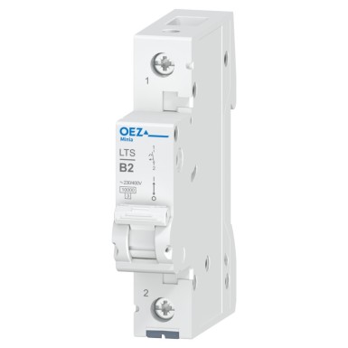 OEZ:41953 - In 2 A, Ue AC 230/400 V / DC 60 V, karakteristik B, 1-pooluseline, Icn 10 kA - OEZ - In 2 A, Ue AC 230/400 V / DC 60 V, karakteristik B, 1-pooluseline, Icn 10 kA - OEZ - 0