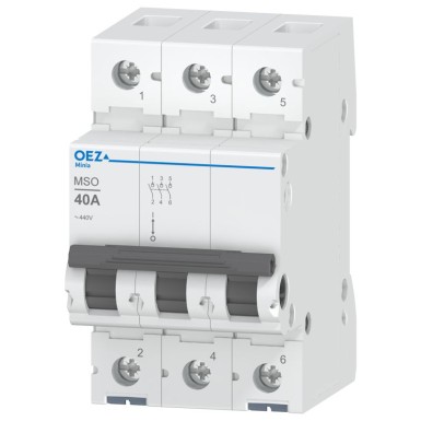 OEZ:42335 - In 40 A, Ue AC 250/440 V, 3-pooluseline. - OEZ - In 40 A, Ue AC 250/440 V, 3-pooluseline. - OEZ - 0