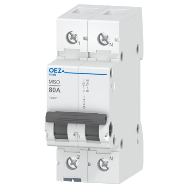 OEZ:42344 - In 80 A, Ue AC 250 V, 1+N-pooluseline - OEZ - In 80 A, Ue AC 250 V, 1+N-pooluseline - OEZ - 0