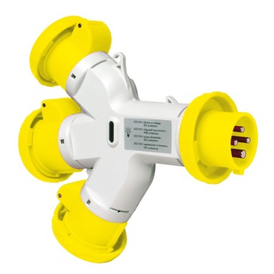 PKZM407 - PratiKa mitmeadapter 3 tööstuspistikupesa 16 A 2P+E 110V AC IP44 - Schneider Electric - PratiKa mitmeadapter 3 tööstuspistikupesa 16 A 2P+E 110V AC IP44 - Schneider Electric - 0