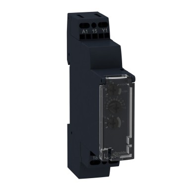 RE17RMEMU - Harmony, modulaarne ajastusrelee, 8 A, 1 CO, 0,1 s..10 h, multifunktsionaalne, 24 V DC / 24...240 V AC/DC - Schneider Electric - Harmony, modulaarne ajastusrelee, 8 A, 1 CO, 0,1 s..10 h, multifunktsionaalne, 24 V DC / 24...240 V AC/DC - Schneider Electric - 0