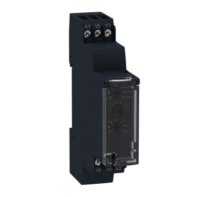 RE17RMMU - Harmony, modulaarne ajastusrelee, 8 A, 1 CO, 1 s..100 h, multifunktsionaalne, 24 V DC / 24...240 V AC/DC - Schneider Electric - Harmony, modulaarne ajastusrelee, 8 A, 1 CO, 1 s..100 h, multifunktsionaalne, 24 V DC / 24...240 V AC/DC - Schneider Electric - 0