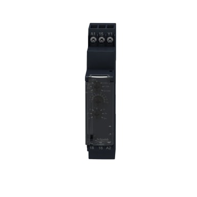 RE17RMMU - Harmony, modulaarne ajastusrelee, 8 A, 1 CO, 1 s..100 h, multifunktsionaalne, 24 V DC / 24...240 V AC/DC - Schneider Electric - Harmony, modulaarne ajastusrelee, 8 A, 1 CO, 1 s..100 h, multifunktsionaalne, 24 V DC / 24...240 V AC/DC - Schneider Electric - 2