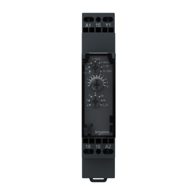 RE17RMXMUS - Harmony, modulaarne ajastusrelee, 8 A, 1 CO, 1 s..100 h, multifunktsionaalne, vedruklemmid, 24 V DC / 24...240 V AC/DC - Schneider Electric - Harmony, modulaarne ajastusrelee, 8 A, 1 CO, 1 s..100 h, multifunktsionaalne, vedruklemmid, 24 V DC / 24...240 V AC/DC - Schneider Electric - 1