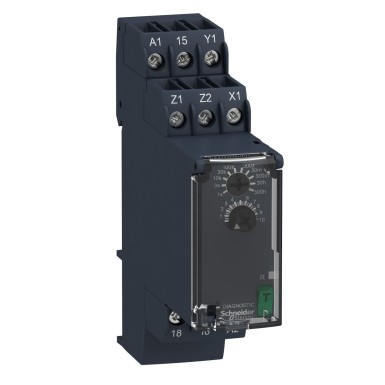 RE22R1ACMR - Harmony, modulaarne ajastusrelee, 8 A, 1 CO, 0,05 s?¦300 h, kahefunktsiooniline, 24...240 V AC/DC - Schneider Electric - Harmony, modulaarne ajastusrelee, 8 A, 1 CO, 0,05 s?¦300 h, kahefunktsiooniline, 24...240 V AC/DC - Schneider Electric - 0