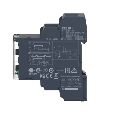 RE22R1AKMR - Harmony, modulaarne ajastusrelee, 8 A, 1 CO, 0,05 s?¦300 h, kaksikfunktsioon, 24...240 V AC/DC - Schneider Electric - Harmony, modulaarne ajastusrelee, 8 A, 1 CO, 0,05 s?¦300 h, kaksikfunktsioon, 24...240 V AC/DC - Schneider Electric - 3