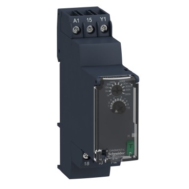 RE22R1DMR - Harmony, modulaarne ajastusrelee, 8 A, 1 CO, 0,05 s?¦300 h, sümmeetriline vilkumine , 24...240 V AC/DC - Schneider Electric - Harmony, modulaarne ajastusrelee, 8 A, 1 CO, 0,05 s?¦300 h, sümmeetriline vilkumine , 24...240 V AC/DC - Schneider Electric - 0