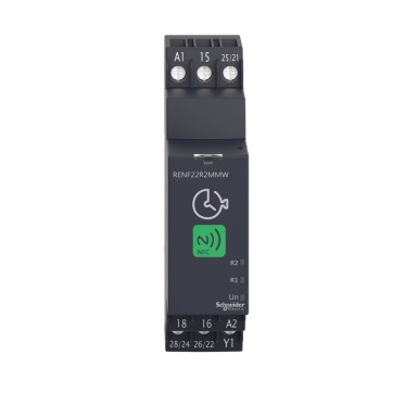 RENF22R2MMW - Harmony, NFC modulaarne ajastusrelee, 8 A, 2 CO, 0,1 s?¦999 h, multifunktsionaalne, 24...240 V AC/DC - Schneider Electric - Harmony, NFC modulaarne ajastusrelee, 8 A, 2 CO, 0,1 s?¦999 h, multifunktsionaalne, 24...240 V AC/DC - Schneider Electric - 4