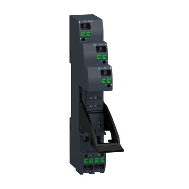 RGZE05P - Harmony, Pushin-pesa klambriga, RXG1 releede jaoks, 10 A, pushin-klemmid, eraldi kontaktid - Schneider Electric - Harmony, Pushin-pesa klambriga, RXG1 releede jaoks, 10 A, pushin-klemmid, eraldi kontaktid - Schneider Electric - 0