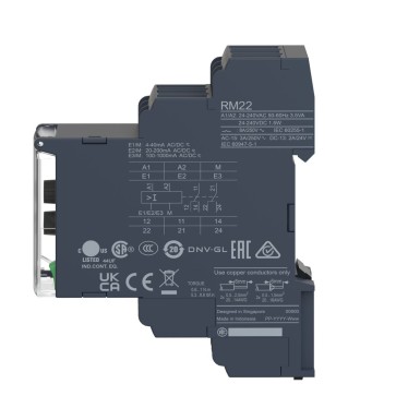 RM22JA21MR - Harmony, modulaarne 1-faasiline voolujuhtimisrelee, 8 A, 2 CO, 24?¦240 V AC/DC - Schneider Electric - Harmony, modulaarne 1-faasiline voolujuhtimisrelee, 8 A, 2 CO, 24?¦240 V AC/DC - Schneider Electric - 6