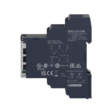 RM22JA31MR - Harmony, modulaarne 1-faasiline voolujuhtimisrelee, 4 mA?¦1 A, 2 CO, 24?¦240 V AC/DC - Schneider Electric - Harmony, modulaarne 1-faasiline voolujuhtimisrelee, 4 mA?¦1 A, 2 CO, 24?¦240 V AC/DC - Schneider Electric - 6