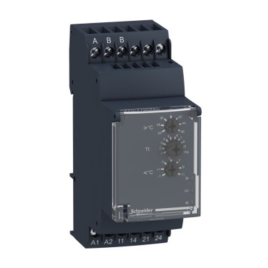 RM35ATR5MW - Harmony, modulaarne temperatuuri reguleerimise relee, 5 A , 2 NO, 24..240 V AC/DC - Schneider Electric - Harmony, modulaarne temperatuuri reguleerimise relee, 5 A , 2 NO, 24..240 V AC/DC - Schneider Electric - 0