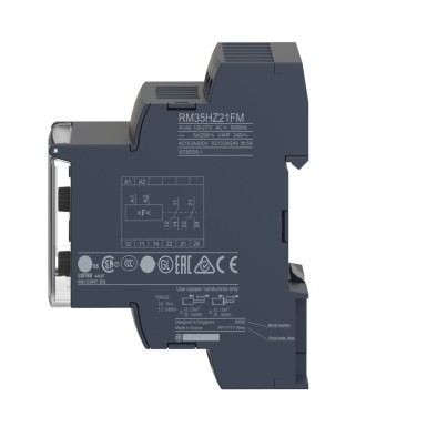 RM35HZ21FM - Harmony, modulaarne sagedusjuhtimisrelee, 5 A, 1 CO + 1 CO, 120?¦277 V AC - Schneider Electric - Harmony, modulaarne sagedusjuhtimisrelee, 5 A, 1 CO + 1 CO, 120?¦277 V AC - Schneider Electric - 1