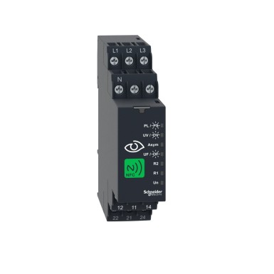 RMNF22TB30 - NFC 3-faasiline jälgimisrelee, Harmony, 8A, 2CO, multifunktsionaalne, 208...480V AC - Schneider Electric - NFC 3-faasiline jälgimisrelee, Harmony, 8A, 2CO, multifunktsionaalne, 208...480V AC - Schneider Electric - 1