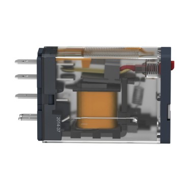 RPM12F7 - Harmony, toiteplokkirelee, 15 A, 1 CO, LED-iga, lukustatava testimisnupuga, 120 V AC - Schneider Electric - Harmony, toiteplokkirelee, 15 A, 1 CO, LED-iga, lukustatava testimisnupuga, 120 V AC - Schneider Electric - 4