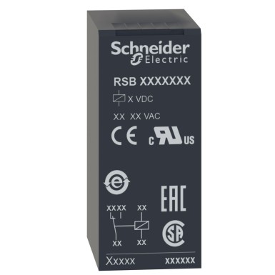 RSB1A120B7 - Harmony, liideseplokkirelee, 12 A, 1 CO, 24 V AC - Schneider Electric - Harmony, liideseplokkirelee, 12 A, 1 CO, 24 V AC - Schneider Electric - 6