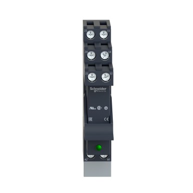 RSB1A160BDPV - Harmony, Interface plugin relee eelpaigaldatud, 16 A, 1 CO, LED-iga, kaitselülitusega, 24 V DC - Schneider Electric - Harmony, Interface plugin relee eelpaigaldatud, 16 A, 1 CO, LED-iga, kaitselülitusega, 24 V DC - Schneider Electric - 6