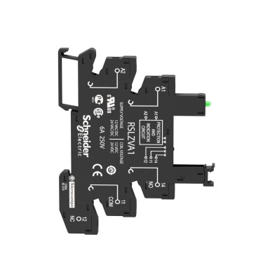 RSLZVA1 - Harmony, pistikupesa, varustatud LED ja kaitselülitusega, RSL1 releede jaoks, pistikupesa, 12...24 V - Schneider Electric - Harmony, pistikupesa, varustatud LED ja kaitselülitusega, RSL1 releede jaoks, pistikupesa, 12...24 V - Schneider Electric - 4