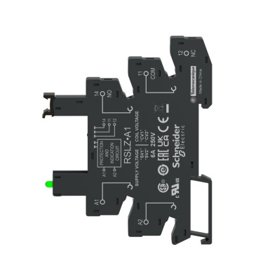 RSLZVA3 - Harmony, Pistikupesa, varustatud LED ja kaitselülitusega, RSL1 releede jaoks, pistikupesa, 110 V AC/ - Schneider Electric - Harmony, Pistikupesa, varustatud LED ja kaitselülitusega, RSL1 releede jaoks, pistikupesa, 110 V AC/ - Schneider Electric - 3