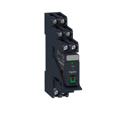 RXG22P7PV - Harmony, Interface plugin relee eelpaigaldatud, 5 A, 2 CO, LED-iga, lukustatava testimisnupuga, p - Schneider Electric - Harmony, Interface plugin relee eelpaigaldatud, 5 A, 2 CO, LED-iga, lukustatava testimisnupuga, p - Schneider Electric - 0