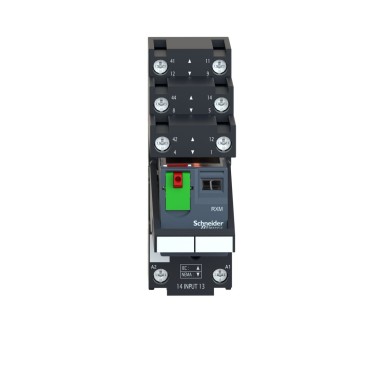 RXM2AB2B7PVS - Harmony, miniatuurne pistikrelee eelkoostetuna, 12 A, 2 CO, LED-iga, lukustatava testinupuga, eraldi klemmipesa, 24 V AC - Schneider Electric - Harmony, miniatuurne pistikrelee eelkoostetuna, 12 A, 2 CO, LED-iga, lukustatava testinupuga, eraldi klemmipesa, 24 V AC - Schneider Electric - 11