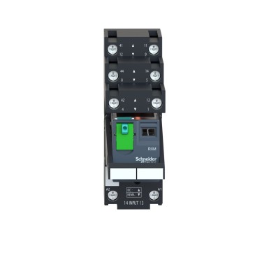 RXM2AB2BDPVS - Harmony, miniatuurne pistikrelee eelpaigaldatud, 12 A, 2 CO, LED-iga, lukustatava testimisnupuga, eraldi klemmipesa, 24 V DC - Schneider Electric - Harmony, miniatuurne pistikrelee eelpaigaldatud, 12 A, 2 CO, LED-iga, lukustatava testimisnupuga, eraldi klemmipesa, 24 V DC - Schneider Electric - 2