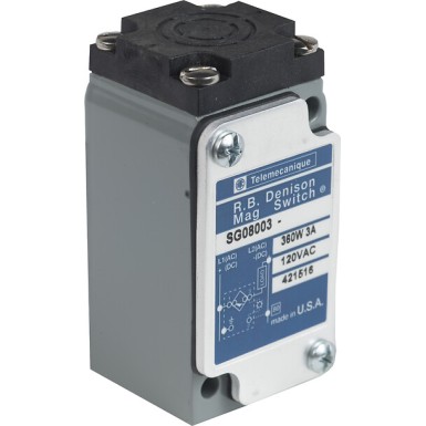 SG18004 - Coded magnetic system, MAGNET SWITCH - Telemecanique - Coded magnetic system, MAGNET SWITCH, 360 W, 3 A, 120 V ac, 1 NO - Telemecanique - 0