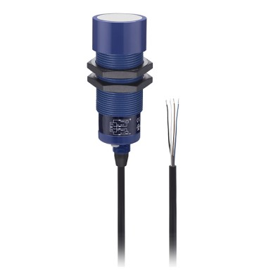 SM902A454000LE - Hyde Park, Ultrasonic sensor - Telemecanique - Hyde Park, Ultrasonic sensor, dual level, pump out latch w/alarm, 30 mm barrel 12 24 V DC - Telemecanique - 0