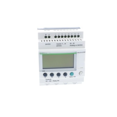 SR2B121BD - Kompaktne nutikas relee, Zelio Logic, 12 I/O, 24 V DC, kell, näidik - Schneider Electric - Kompaktne nutikas relee, Zelio Logic, 12 I/O, 24 V DC, kell, näidik - Schneider Electric - 2