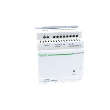 SR2E121BD - Kompaktne nutikas relee, Zelio Logic, 12 I/O, 24 V DC, kell, näidik puudub. - Schneider Electric - Kompaktne nutikas relee, Zelio Logic, 12 I/O, 24 V DC, kell, näidik puudub. - Schneider Electric - 4