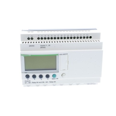 SR3B261B - Modulaarne nutikas relee, Zelio Logic, 24 I/O, 24 V AC, kell, näidik - Schneider Electric - Modulaarne nutikas relee, Zelio Logic, 24 I/O, 24 V AC, kell, näidik - Schneider Electric - 2