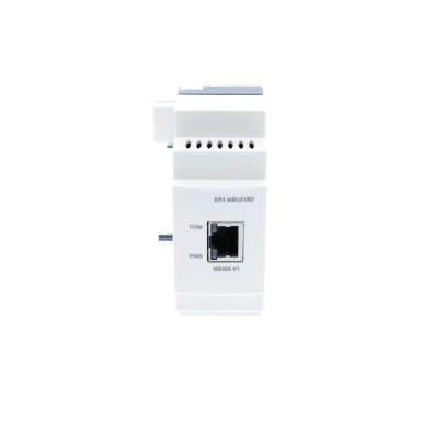 SR3MBU01BD - Modbus slave kommunikatsioonimoodul, Zelio Logic, võrk SR3 24 V DC aruka relee jaoks - Schneider Electric - Modbus slave kommunikatsioonimoodul, Zelio Logic, võrk SR3 24 V DC aruka relee jaoks - Schneider Electric - 1