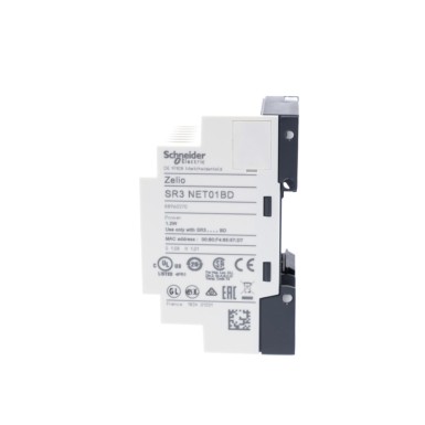 SR3NET01BD - Ethernet-sideliides, Zelio Logic, SR3 24 V DC nutireleele jaoks - Schneider Electric - Ethernet-sideliides, Zelio Logic, SR3 24 V DC nutireleele jaoks - Schneider Electric - 4