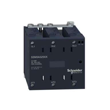 SSM3A325BD - Tahke modulaarne relee, Harmony, 25A, DIN rööbasteele paigaldatav, nullpinge lülitus, sisend 4...32V DC, väljund 48...600V AC - Schneider Electric - Tahke modulaarne relee, Harmony, 25A, DIN rööbasteele paigaldatav, nullpinge lülitus, sisend 4...32V DC, väljund 48...600V AC - Schneider Electric - 1