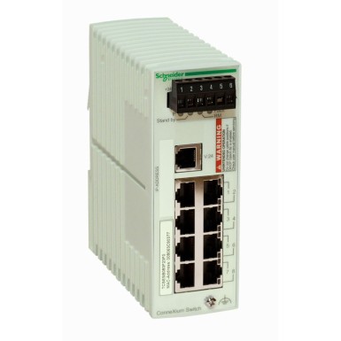 TCSESB083F23F0 - ConneXium Basic Managed Switch 8 porti vaskvõrgule - Schneider Electric - ConneXium Basic Managed Switch 8 porti vaskvõrgule - Schneider Electric - 0