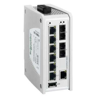 TCSESPU093F2CU0 - ConneXium Premium Unmanaged Switch 7 porti vase + 2 porti kiudoptilise multimoodi jaoks - Schneider Electric - ConneXium Premium Unmanaged Switch 7 porti vase + 2 porti kiudoptilise multimoodi jaoks - Schneider Electric - 0