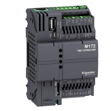 TM172PBG18R - Modicon M172 Performance Blind 18 I/O, Ethernet, Modbus - Schneider Electric - Modicon M172 Performance Blind 18 I/O, Ethernet, Modbus - Schneider Electric - 0