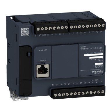 TM221C24T - Loogikakontroller, Modicon M221, 24 IO transistor PNP - Schneider Electric - Loogikakontroller, Modicon M221, 24 IO transistor PNP - Schneider Electric - 0