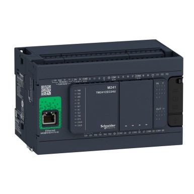 TM241CE24R - Loogikakontroller, Modicon M241, 24 IO relee Ethernet - Schneider Electric - Loogikakontroller, Modicon M241, 24 IO relee Ethernet - Schneider Electric - 0