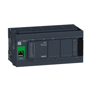 TM241CE40U - Loogikakontroller, Modicon M241, 40 IO transistor NPN Ethernet - Schneider Electric - Loogikakontroller, Modicon M241, 40 IO transistor NPN Ethernet - Schneider Electric - 0