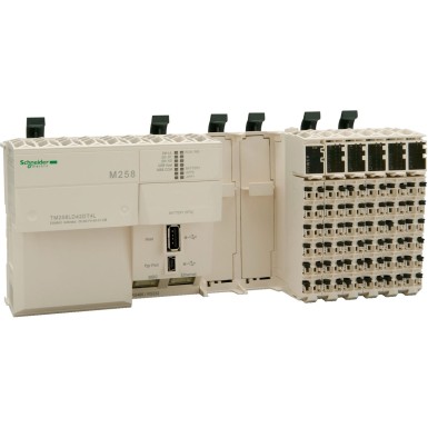 TM258LD42DT4L - Loogikakontroller, Modicon M258, kompaktne alus 42 + 4 I/O, 24 V DC - Schneider Electric - Loogikakontroller, Modicon M258, kompaktne alus 42 + 4 I/O, 24 V DC - Schneider Electric - 0