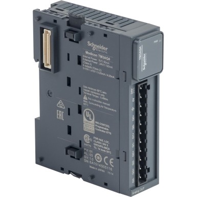 TM3AQ4 - Analoogväljundmoodul, Modicon TM3, 4 väljundit (kruvi) 24 VDC - Schneider Electric - Analoogväljundmoodul, Modicon TM3, 4 väljundit (kruvi) 24 VDC - Schneider Electric - 0